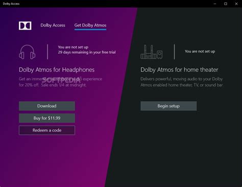 Dolby Access for Xbox and Windows 10